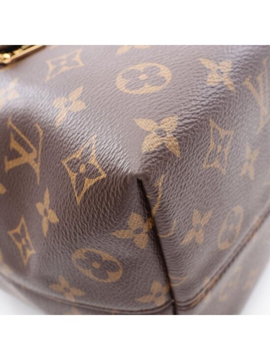 Louis Vuitton Backpack Montsouris NM PM Monogram Noir Canvas Leather